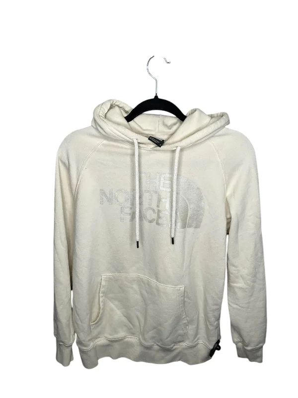Deal Frenzy Athletic Sweatshirt Hoodie By The North Face In Cream, Size: M