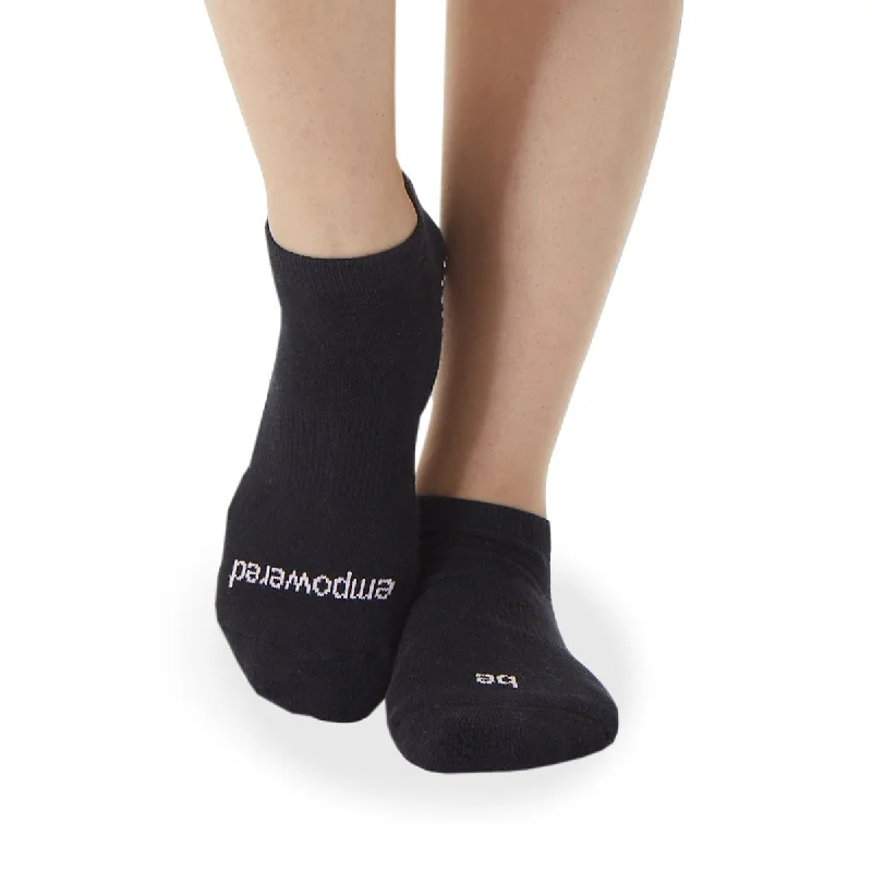 Sticky Be Socks BE EMPOWERED Grip Socks - Black