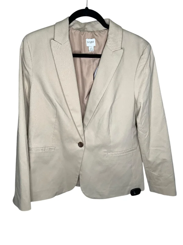 Stock Clearance Blazer By J. Crew In Beige, Size: 14