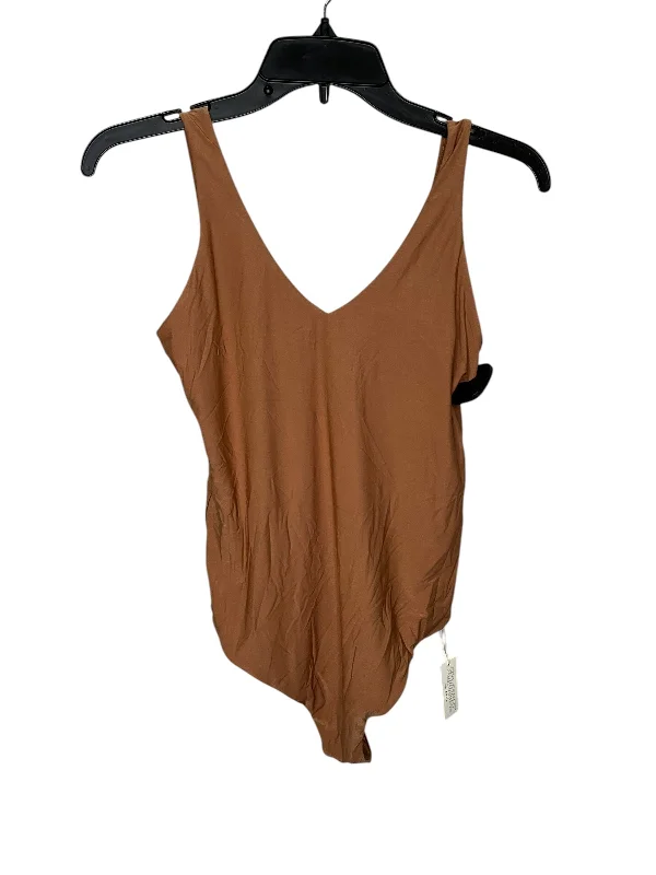 Flash Sale Bodysuit By Aerie In Brown, Size: L