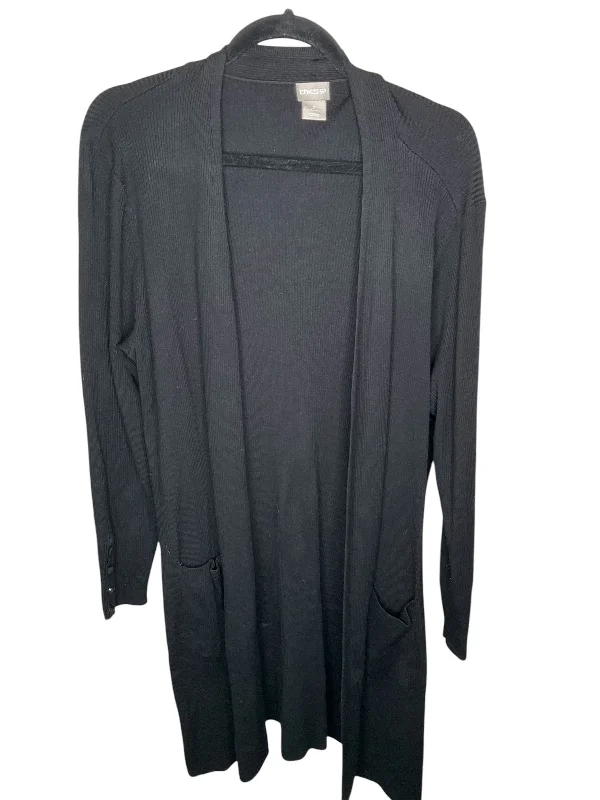 Steals and Deals Cardigan By Chicos In Black, Size: Xxl