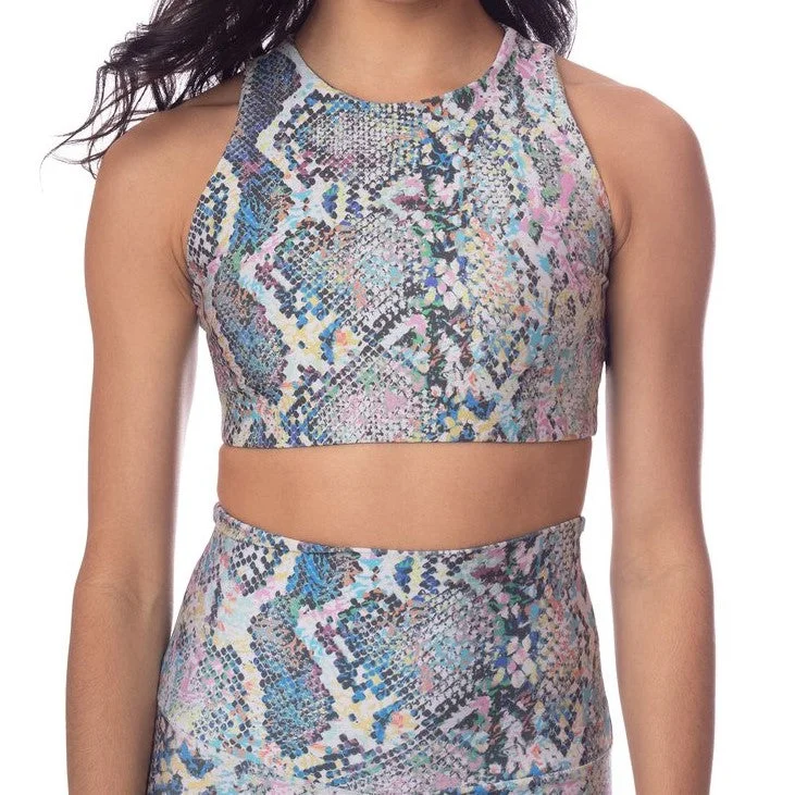 Friends and Family Sale Jewel Snake Crop Top