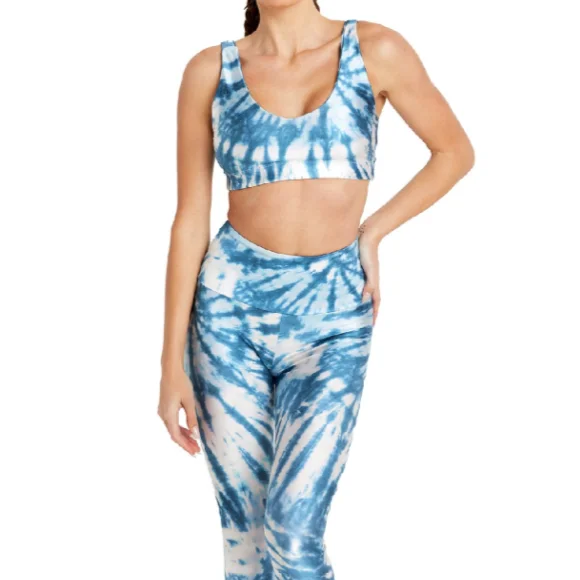Hot Deal Blue Tie-Dye U-Bra