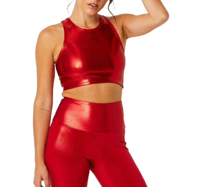 Price Rollback Festive Red Bra Crop