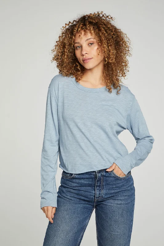 Long Sleeve Cropped Tee