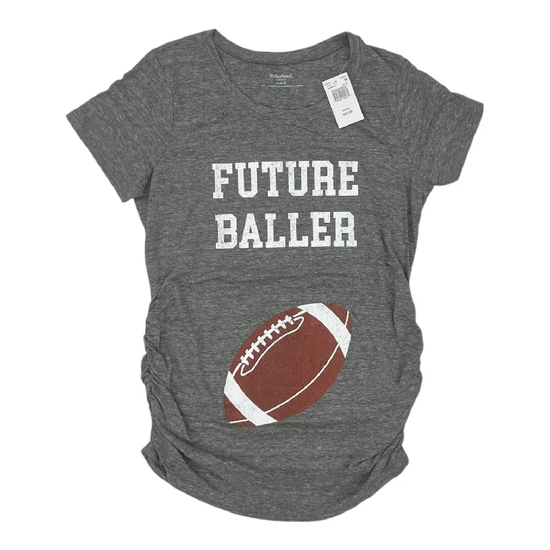 Factory Direct Sale Mat Top Ss By Motherhood In Grey, Size:M