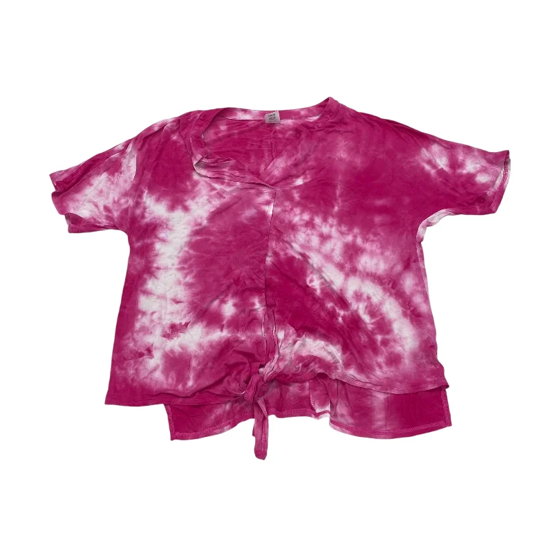 Customer Appreciation Sale Mat Top Ss By Time And Tru In Pink, Size:M