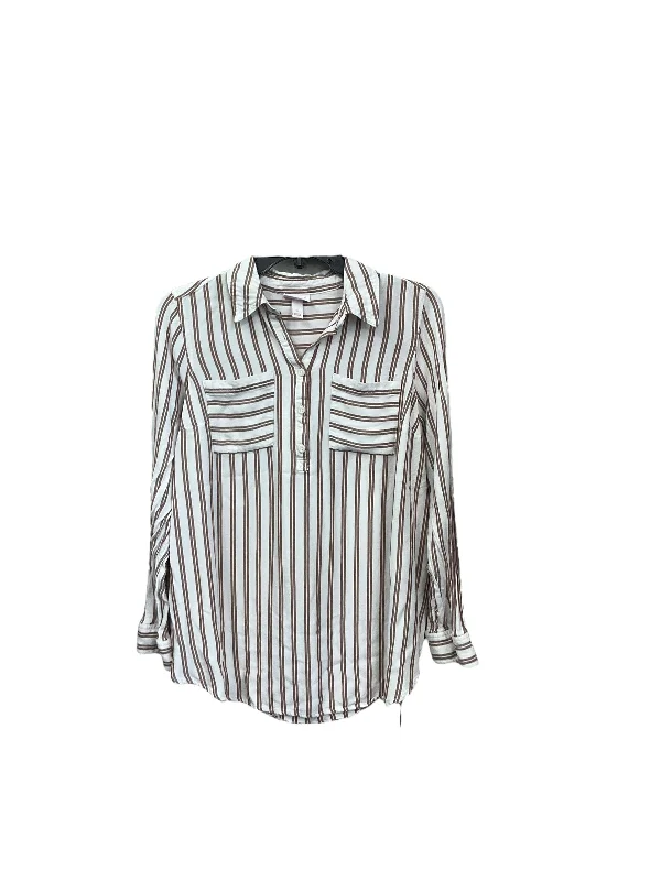 Seasonal Clearance Maternity Top Long Sleeve By Isabel Maternity, Size: M