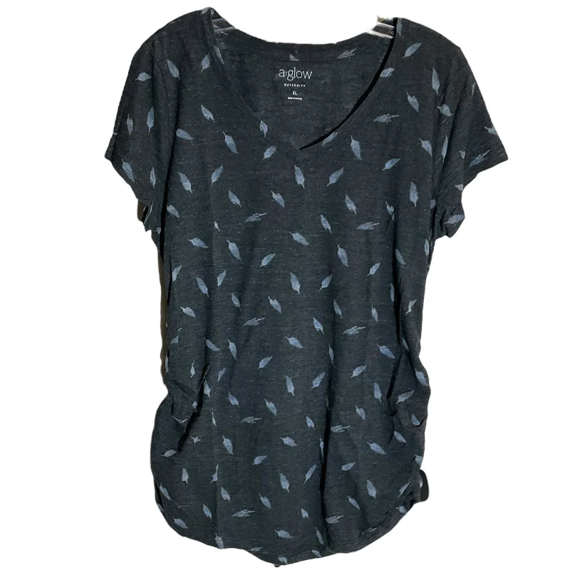 Super Sale Maternity Top Short Sleeve By A Glow, Size: Xl