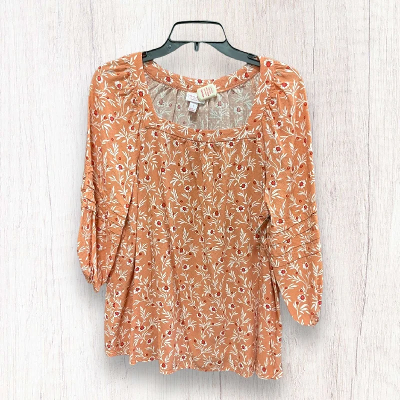 Price Drop Maternity Top Short Sleeve By Isabel Maternity, Size: L