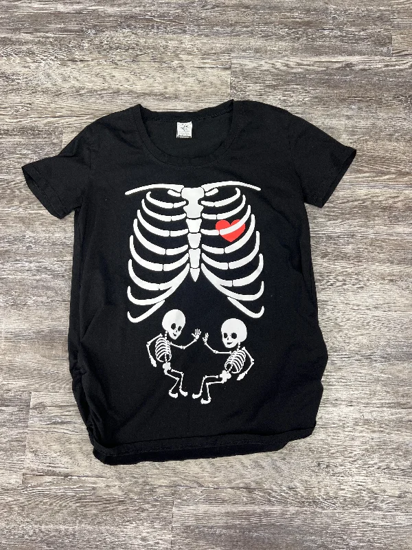 Special Price Maternity Top Short Sleeve By Silk Road Tees, Size: L