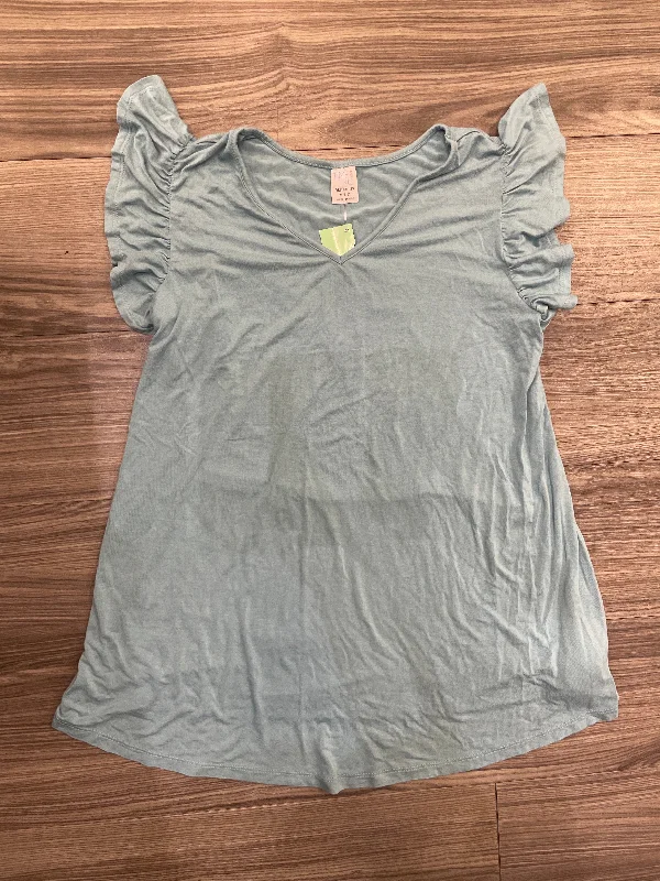 Deal of the Day Maternity Top Short Sleeve By Time And Tru, Size: S
