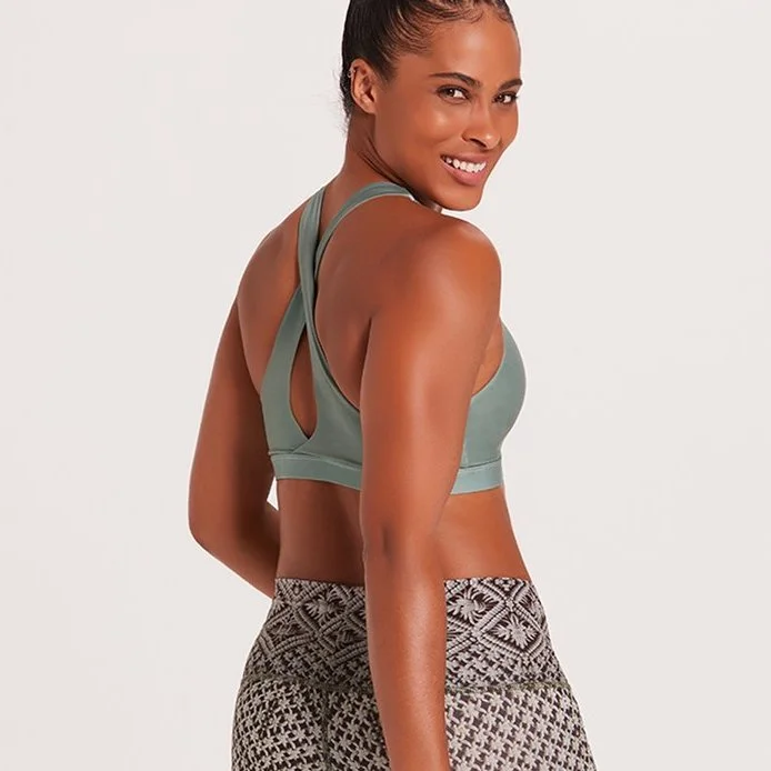 The Best Prices Crossed Bra - Jade
