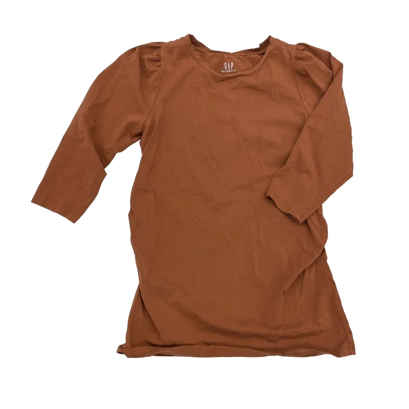 Limited Availability ORANGE MAT TOP LS by GAP Size:XS