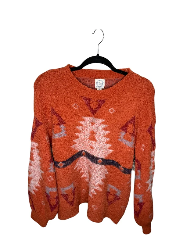 Special Promotion Sweater By Blue Rain In Orange, Size: S
