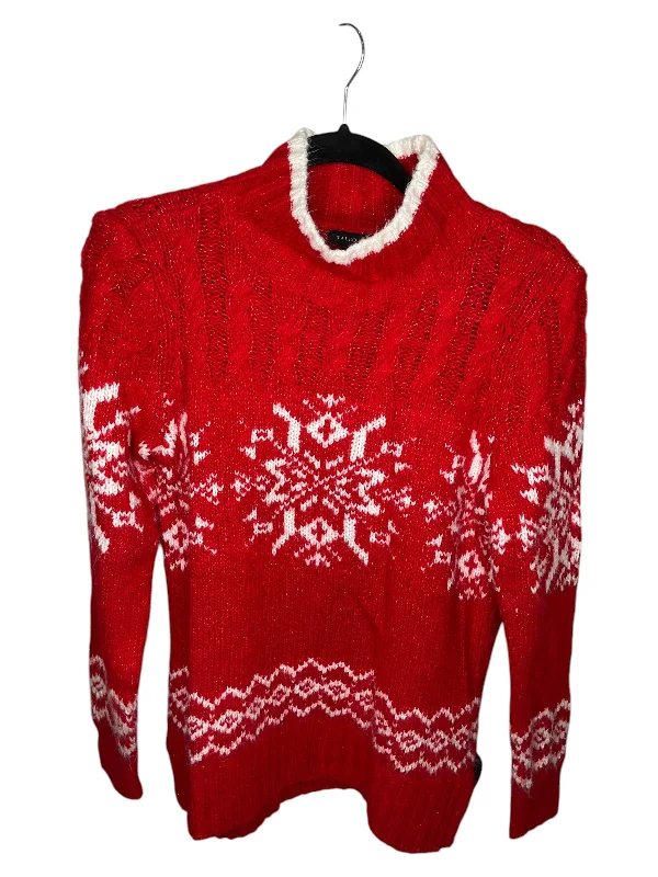Online Specials Sweater By Talbots In Red, Size: Xs