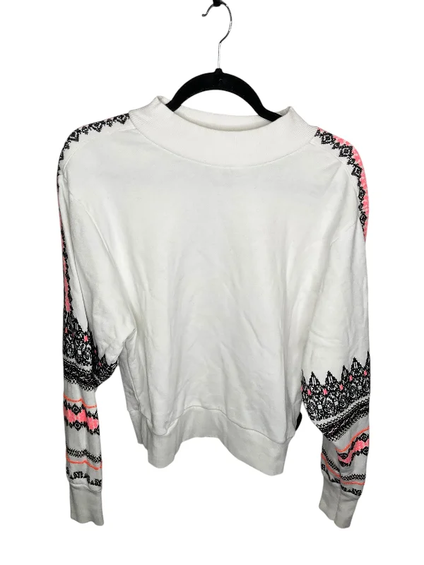 Price Reduction Sweatshirt Collar By Pilcro In White, Size: S