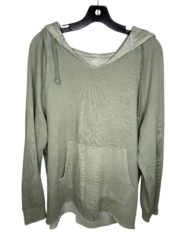 Early Access Sweatshirt Hoodie By Aerie In Green, Size: M