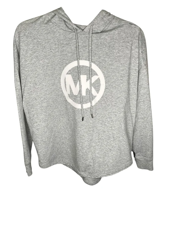 Weekend Deal Sweatshirt Hoodie By Michael Kors In Grey, Size: S