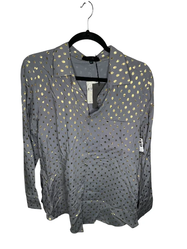 Sale Event Top Long Sleeve By Anthropologie In Grey, Size: S