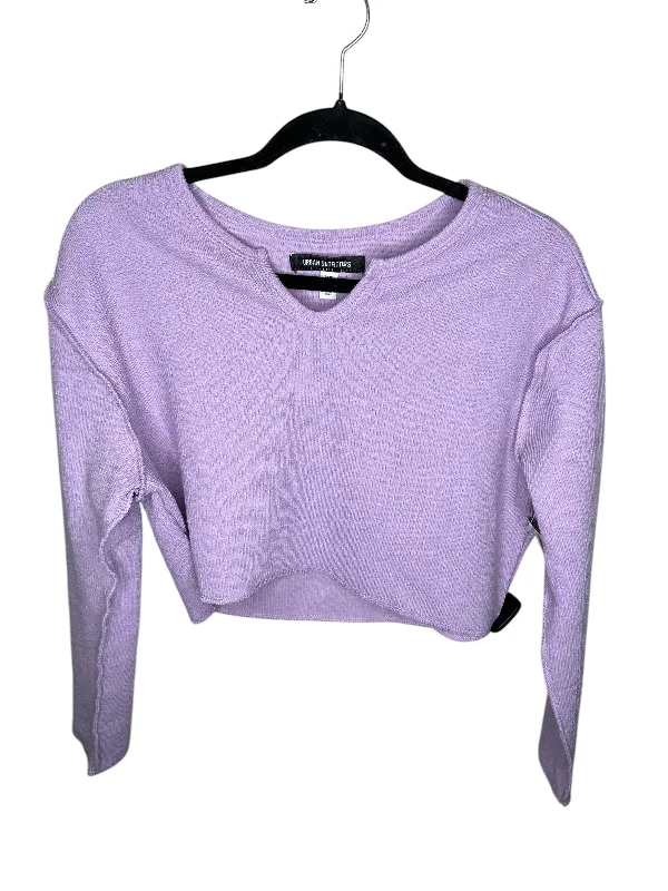 Savings Alert Top Long Sleeve By Urban Outfitters In Purple, Size: Xs