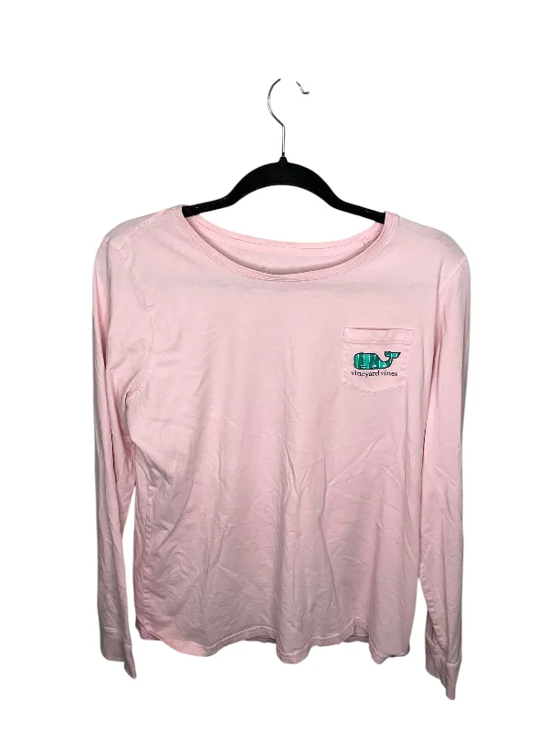 Doorbuster Deal Top Long Sleeve By Vineyard Vines In Pink, Size: M