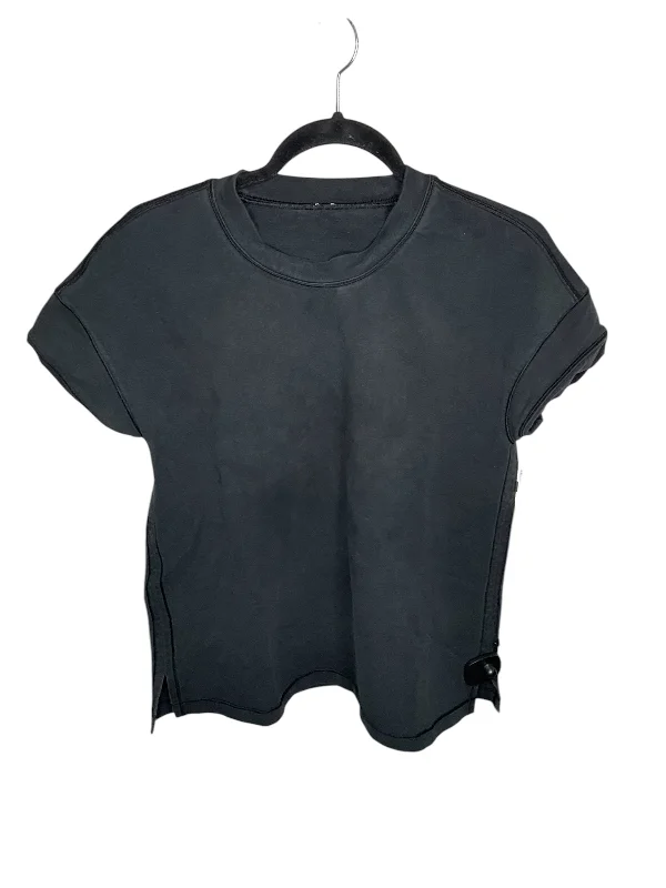 Hurry In Top Short Sleeve By Lululemon In Black, Size: M