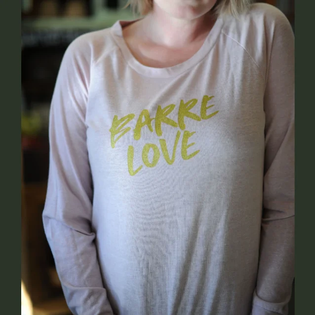 Deal Alert Barre Love Pullover - Faint Rose