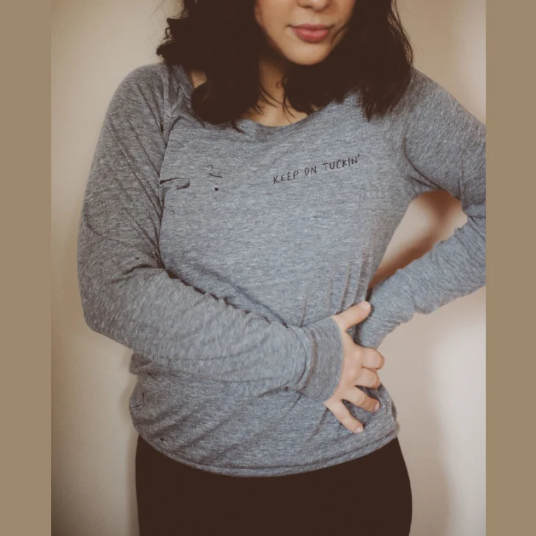 Special Discount Keep On Tuckin' Pullover - Grey Black