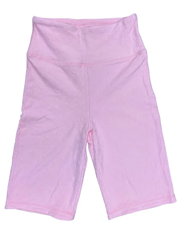 Year-End Clearance Mono B Jacquard Texture Biker Short mini Floral APH8071
