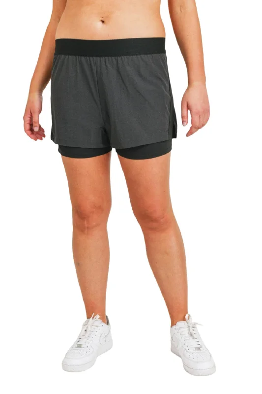 Members Only Mono B Two-Toned Shorts APH2981 and Plus