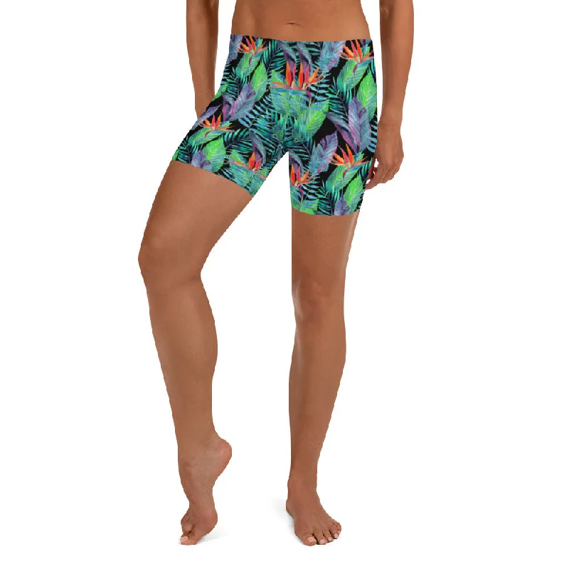 Lowest Price Bird of Paradise Hawaiian Floral and Tropical Fern Crossfit / Athletic Shorts Lowest Price Bird of Paradise Hawaiian Floral and Tropical Fern Crossfit / Athletic Shorts