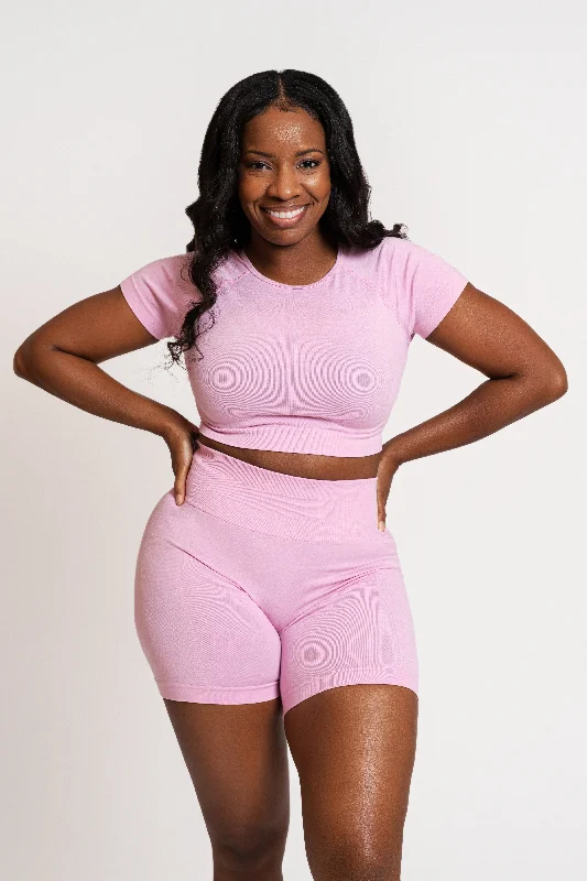 Deal Mania LIZZY BIKER SHORTS SET