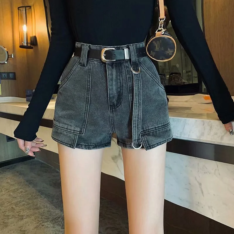 Deal of the Week Denim shorts women straight loose women high