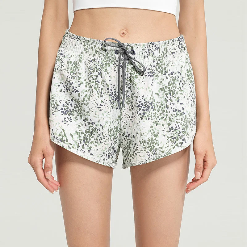 Savings Galore Floral Sports Shorts For Women
