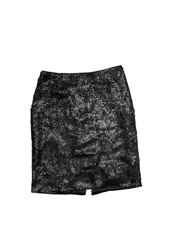 Today’s Deal Garnet Hill Women's Sequin Skirt Black 14
