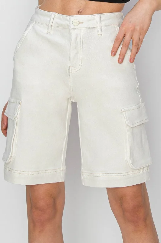 Can't Miss High Rise Cargo Bermuda