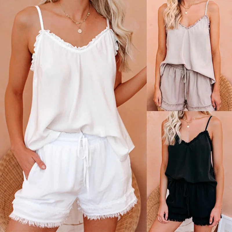 Final Sale Home Leisure Suit Shorts Women