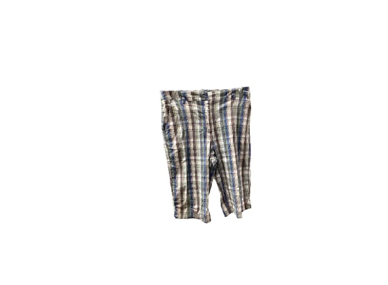 Online Only Kim Rogers Women's Plaid Short  8x13"