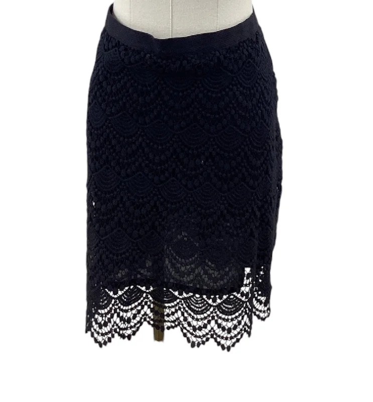 Price Buster Mango Women's Lace Skirt Black Lx19