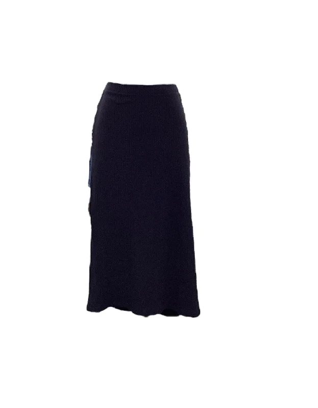 Deal Dash NWT Time and Tru Women's Black Skirt 12/14
