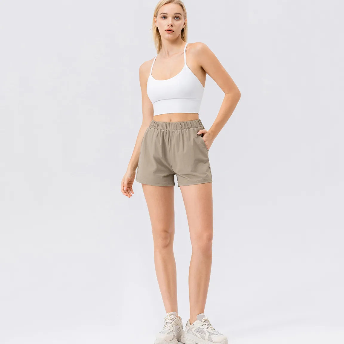 Flash Deals SPARK Athletic Casual Shorts YEL42455