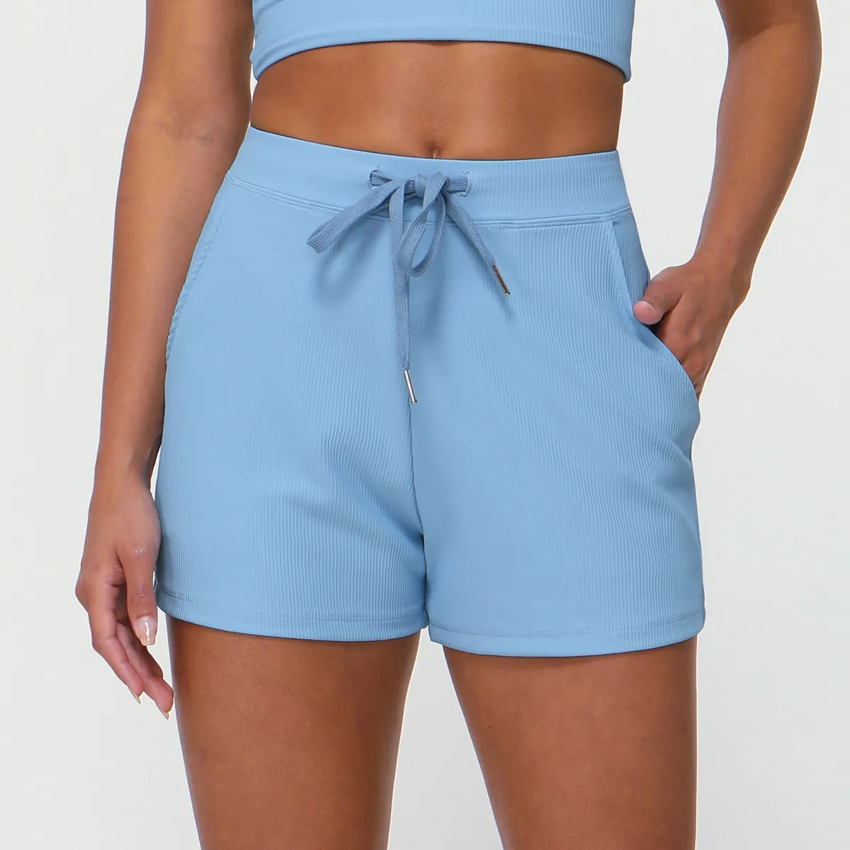 Price Drop SPARK Ribbed Shorts with Pockets YG2432