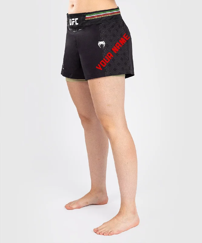 Weekend Flash Sale UFC Noche by Venum Personalized Authentic Fight Night Women’s Fight Short – Black