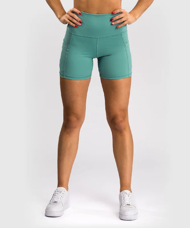 Overstock Sale Venum Essential Women's Bike Shorts - Aqua Green