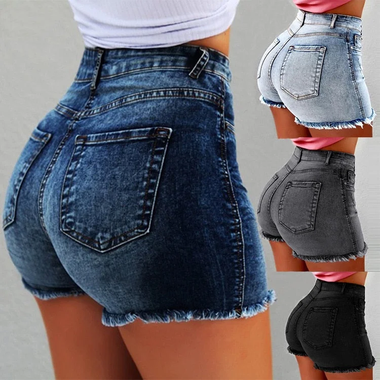 Price Meltdown NEW SHORTS FOR WOMEN'S SUMMER BODYCON RIPPED TASSLE HIGH WAIST DENIM SHORTS Price Meltdown NEW SHORTS FOR WOMEN'S SUMMER BODYCON RIPPED TASSLE HIGH WAIST DENIM SHORTS